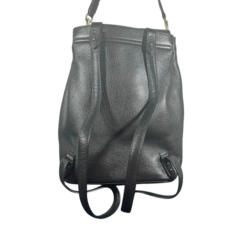 Cuyana black pebbled